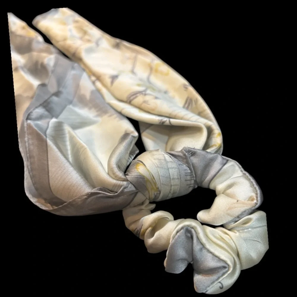 Free People Floral Scarf Scrunchie NWOT